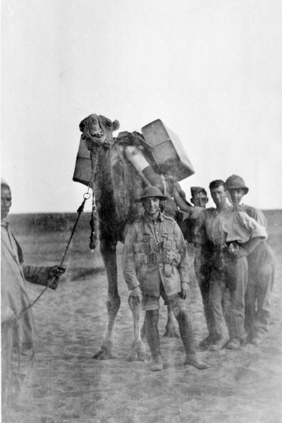 Soldaten in Mesopotamië tijdens de Eerste Wereldoorlog door English Photographer